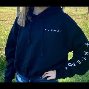 Friends Cropped Hoodie